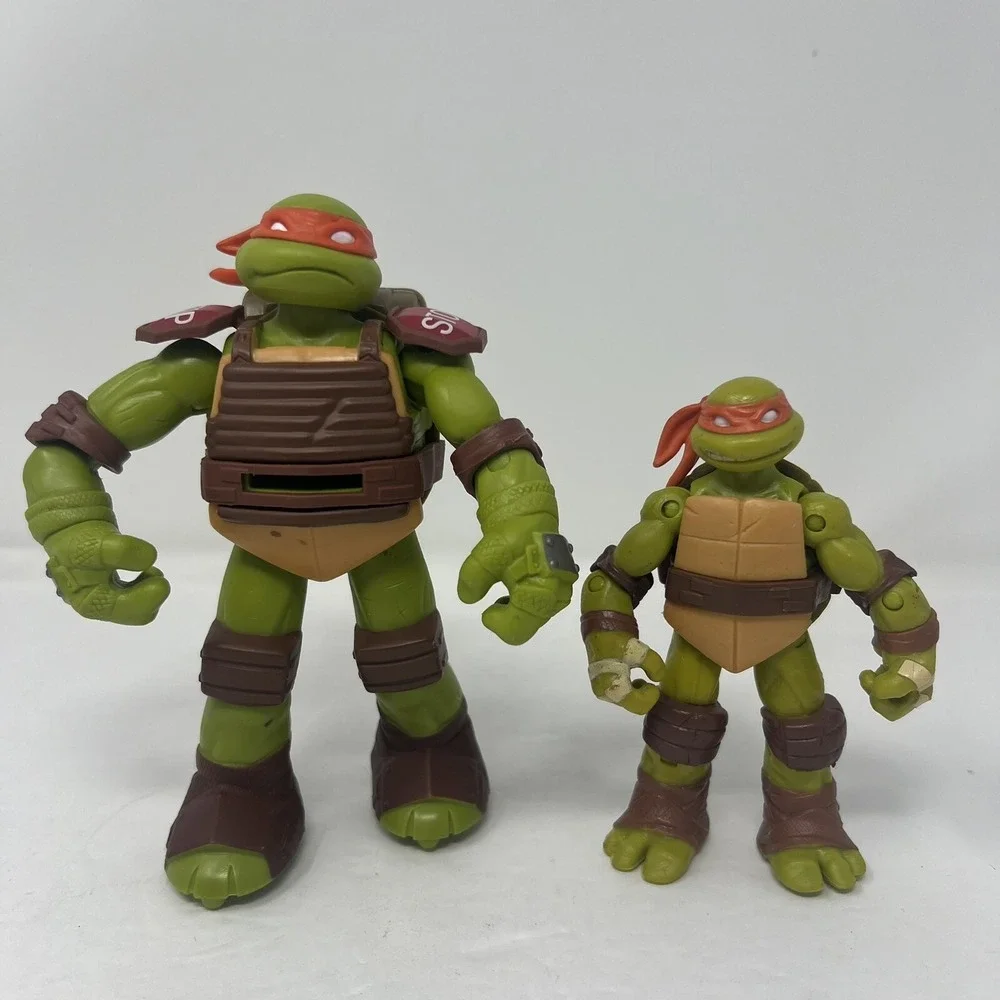 Teenage Mutant Ninja Turtles 2 Michelangelo Action Figure 4.5 5.5 Inch TMNT Toy